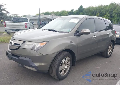 2007 Acura Mdx Technology Package z USA, uszkodzony, nr VIN 2HNYD28447H522589